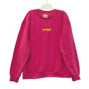 Poppi x Target Pink Iconic Flavor Forever Sweatshirt XXL NWT